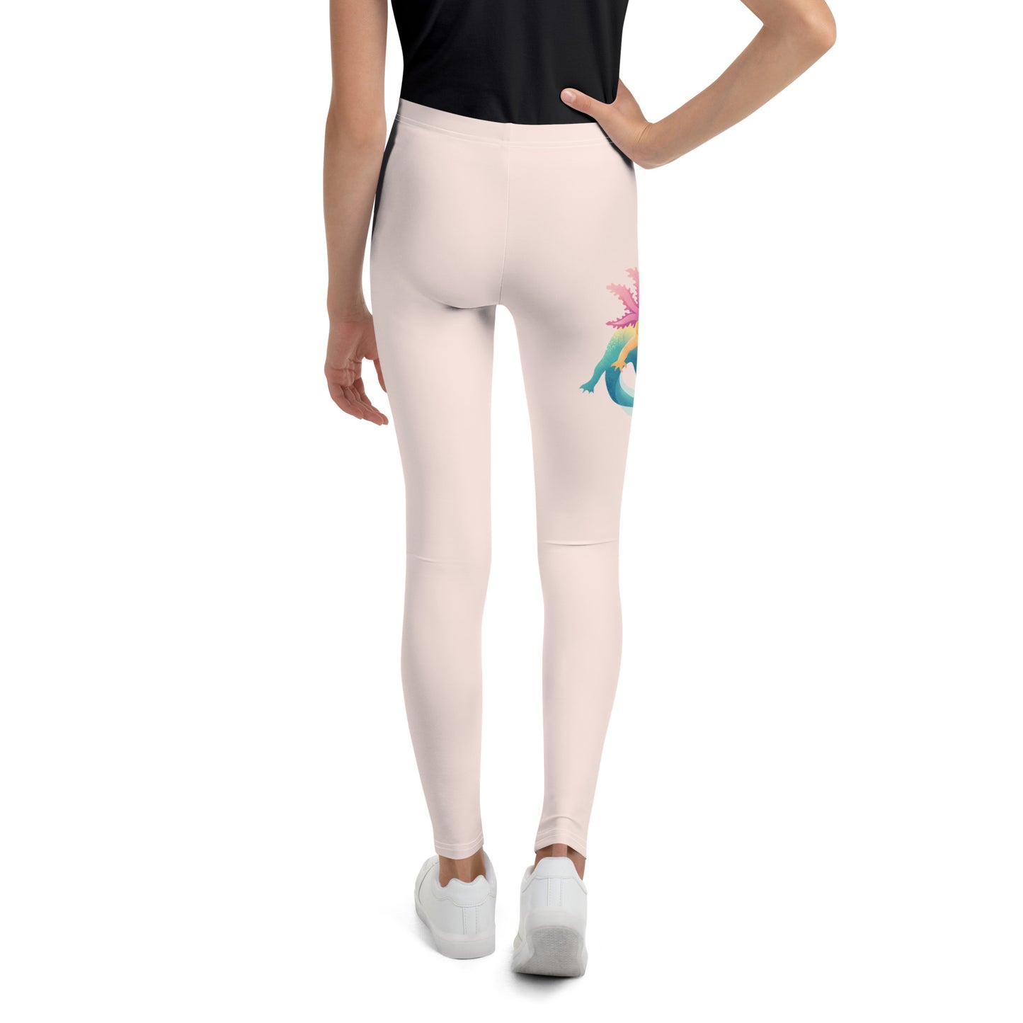 Axis Leggings Unisex stl. 8-18år Ljusrosa