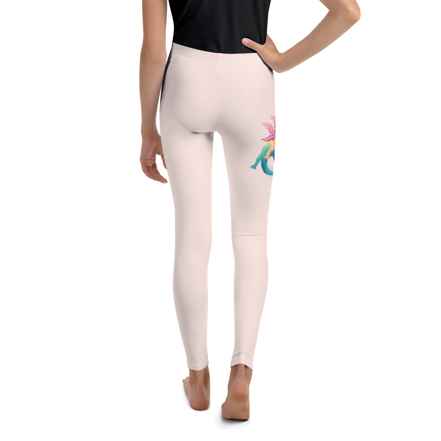 Axis Leggings Unisex stl. 8-18år Ljusrosa