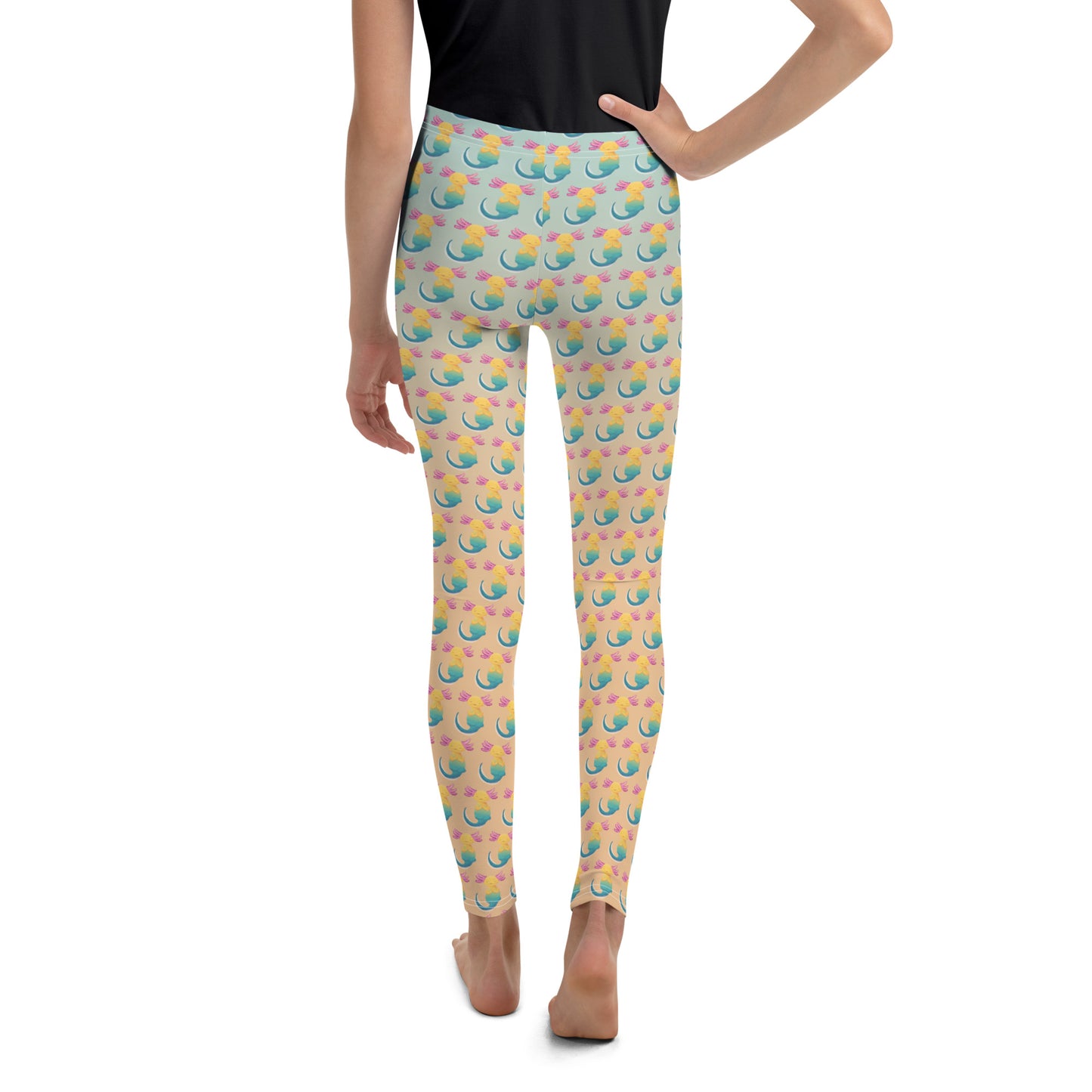 Axis Leggings Unisex stl. 8-18år, Axis namaste multi.