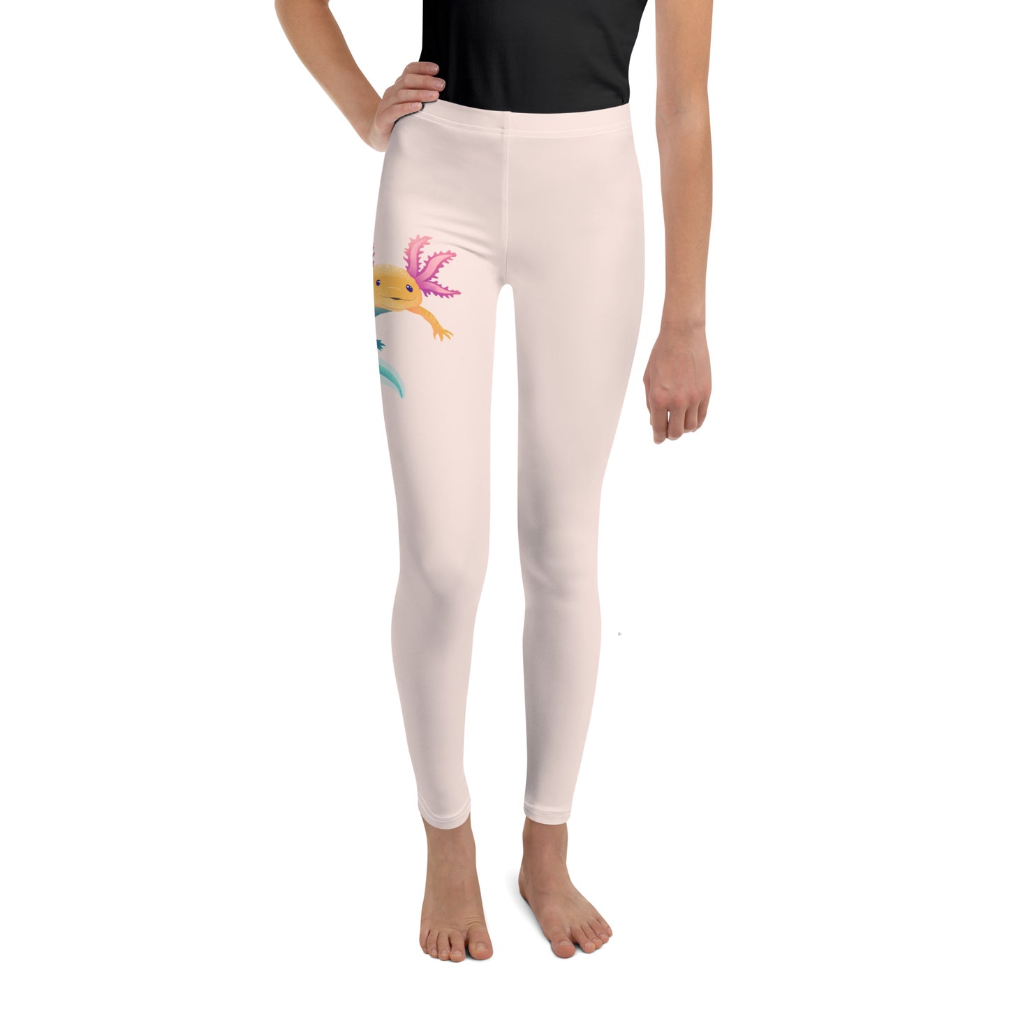 Axis Leggings Unisex stl. 8-18år Ljusrosa