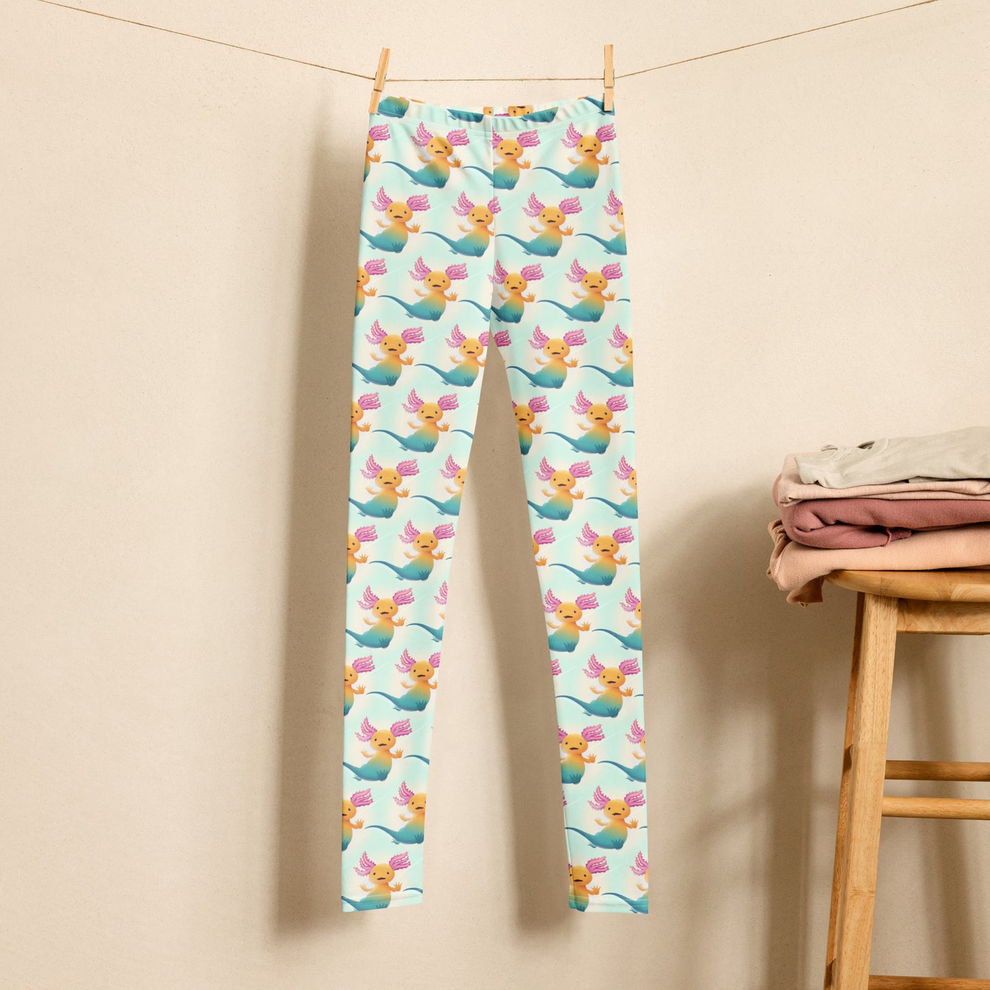 Axis Leggings Unisex stl. 8-18år Multi Mint