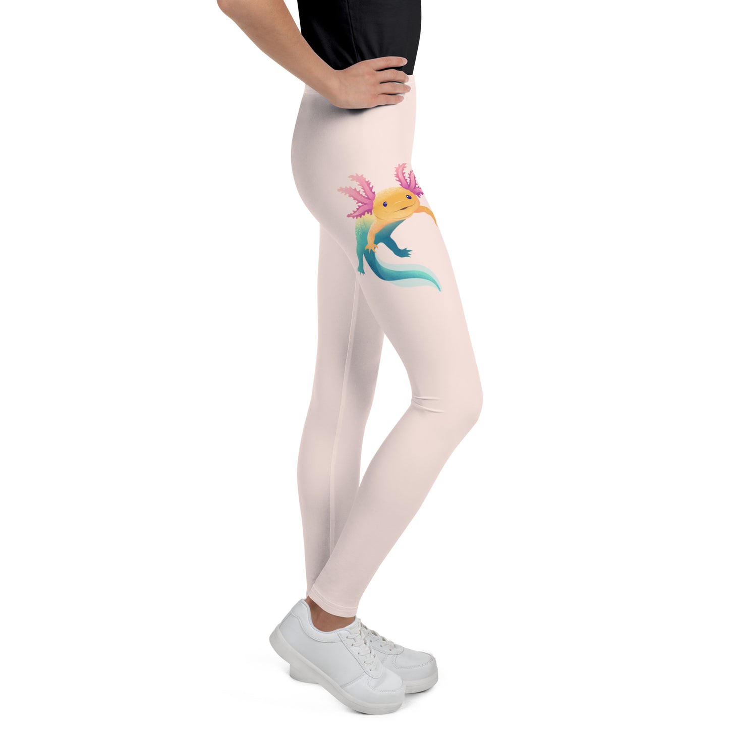 Axis Leggings Unisex stl. 8-18år Ljusrosa