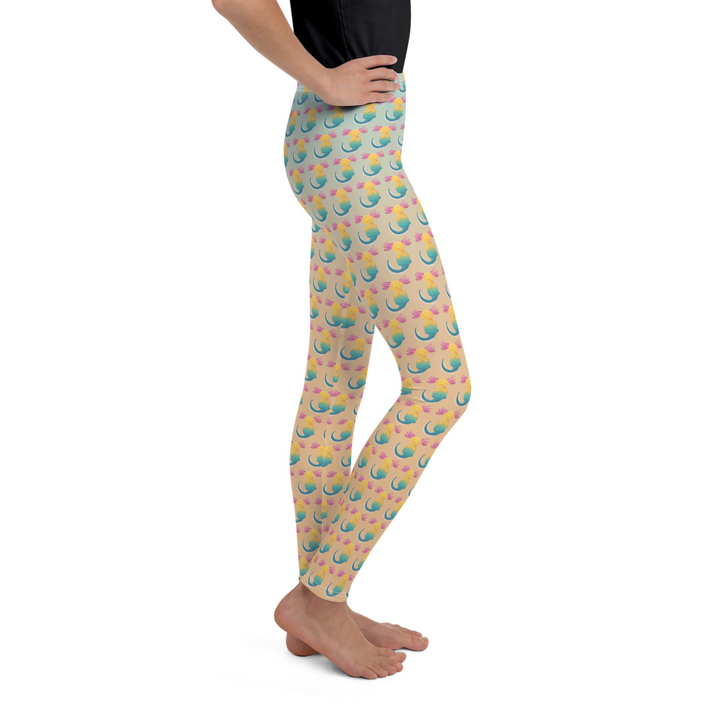 Axis Leggings Unisex stl. 8-18år, Axis namaste multi.