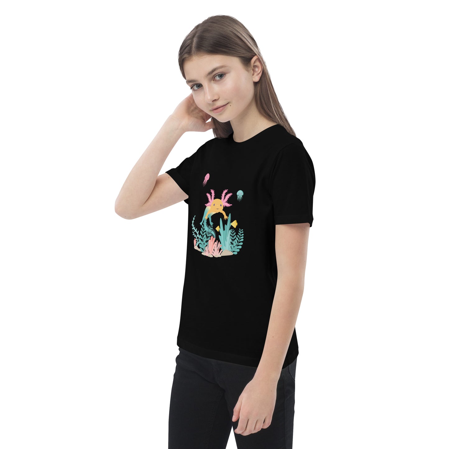 Axis & Friends T-shirt i ekologisk bomull. Barn Unisex, flera färger.