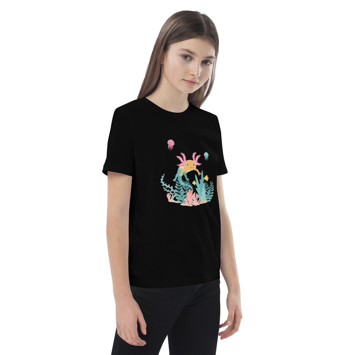 Axis & Friends T-shirt i ekologisk bomull. Barn Unisex, flera färger.
